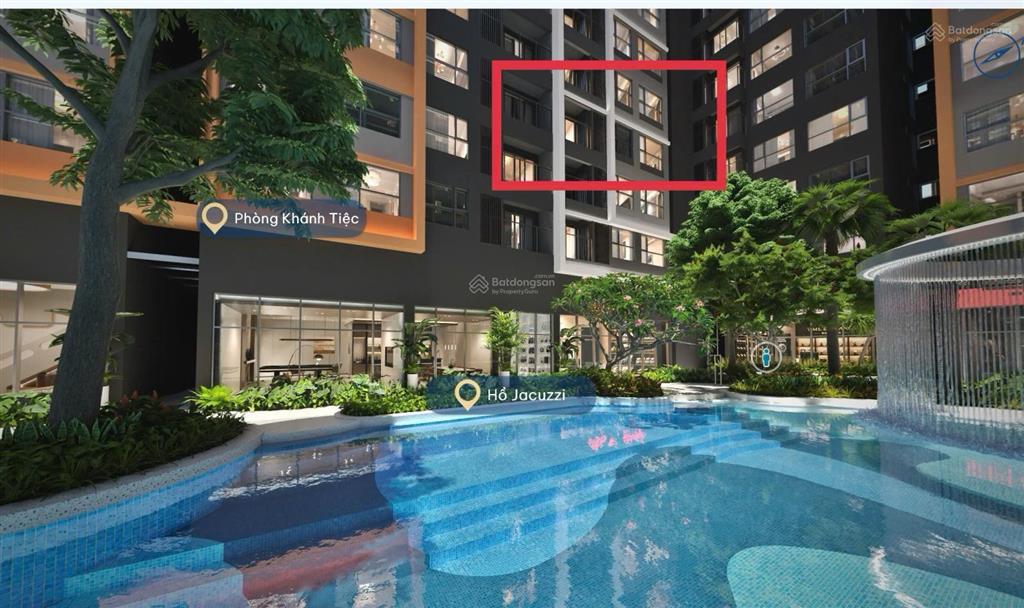 2pn 86m2 hướng đông nam siêu mát, view hồ bơi chuẩn resort tại gladia heights khang điền keppel