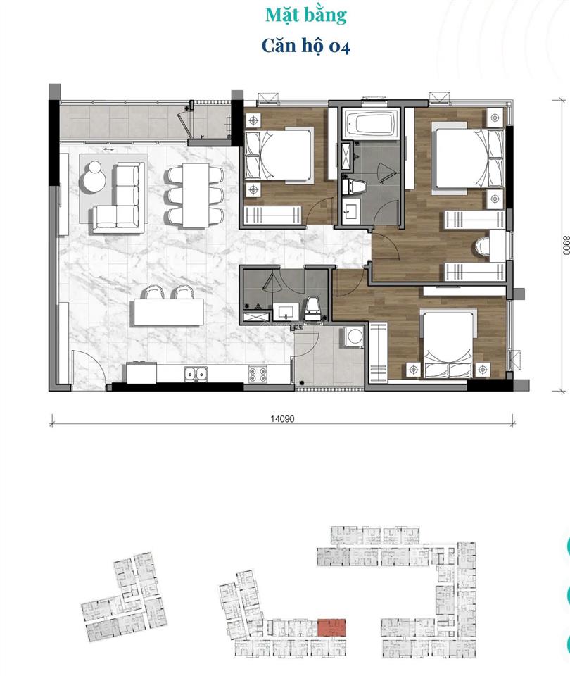 Hiếm có căn 3pn 125m2 trọn view hồ bơi siêu đẹp da gladia heights khang điền keppel. giá gốc cđt
