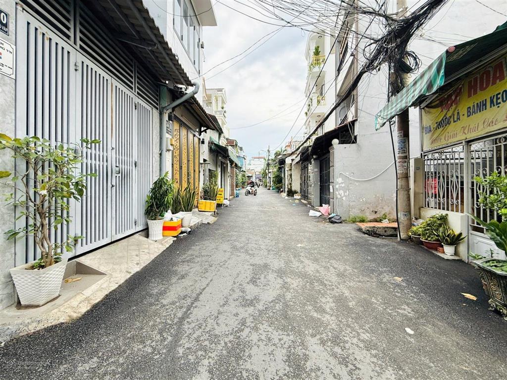Bán nhà mới ngay bệnh viện q12  hẻm 1 sẹc  có gpxd