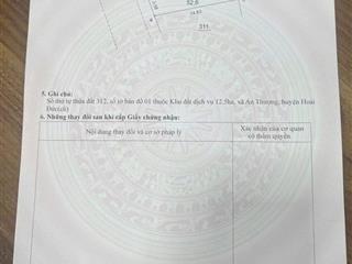 Lô đất dịch vụ 12,5hecta an thượng đối diện học viện chính sách và cạnh đường 36m