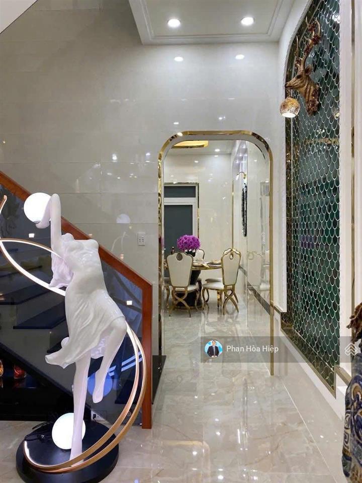 Nhà hẻm 6m thông nguyễn văn luông, 80m2, 5 tầng btct, 5pn 5wc, gần cv bình phú, chợ hồ trọng quý