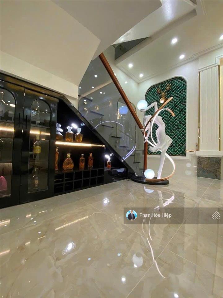 Nhà hẻm 6m thông nguyễn văn luông, 80m2, 5 tầng btct, 5pn 5wc, gần cv bình phú, chợ hồ trọng quý