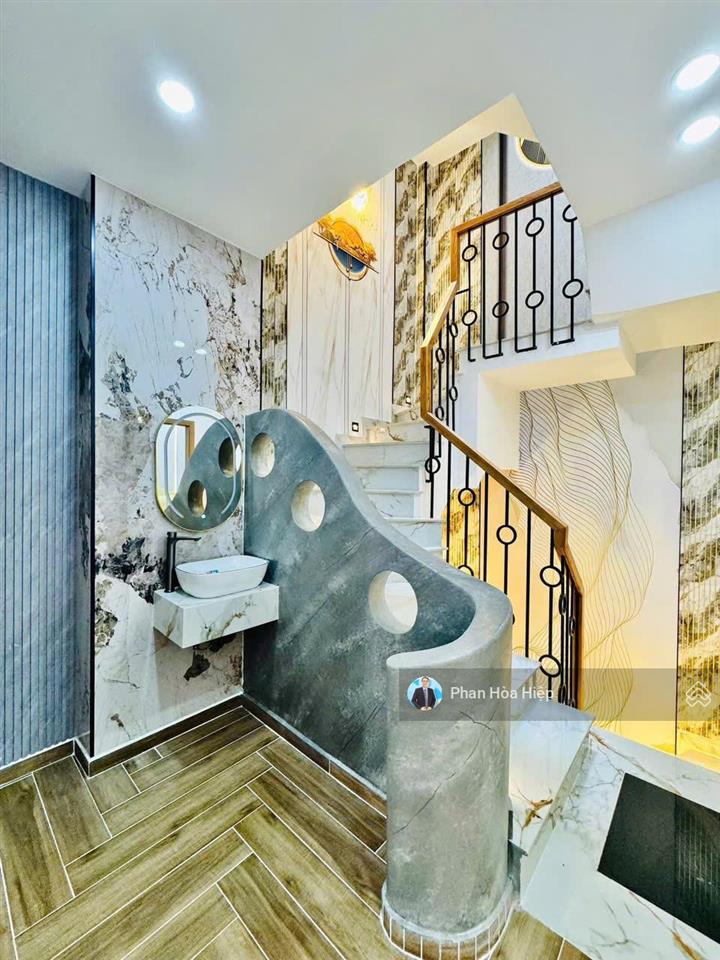 Nhà mới ngay kinh dương vương, 70m2, 3 tầng btct, 4pn, hẻm 5m gần aeon bình tân, nội thất cao cấp