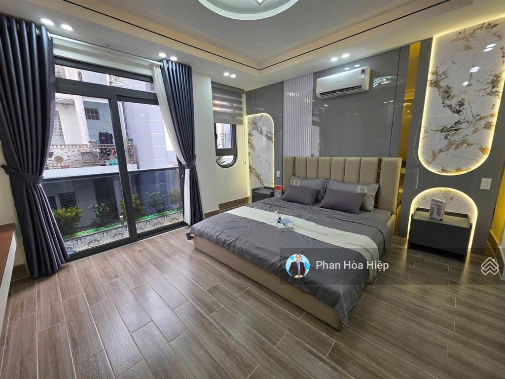 Nhà chủ tự xây phạm văn chí, 64m2, 5 tầng btct, 4pn 5wc, sân thượng, hẻm 5m gần chợ tiện cho thuê