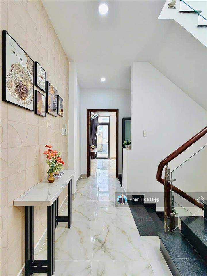 Nhà hẽm xe tải 6m lò gốm, 56m2, 4 tầng đúc, 4 pn 4wc, gần võ văn kiệt, sổ vuông vức, tiện cho thuê