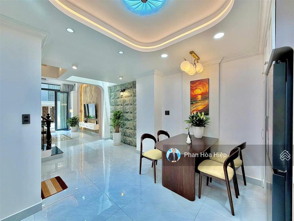 Nhà mới hẻm xe hơi xóm vôi, 40m², 4 tầng 4pn 5wc, gần mặt tiền, bx chợ lớn, tiện kinh doanh