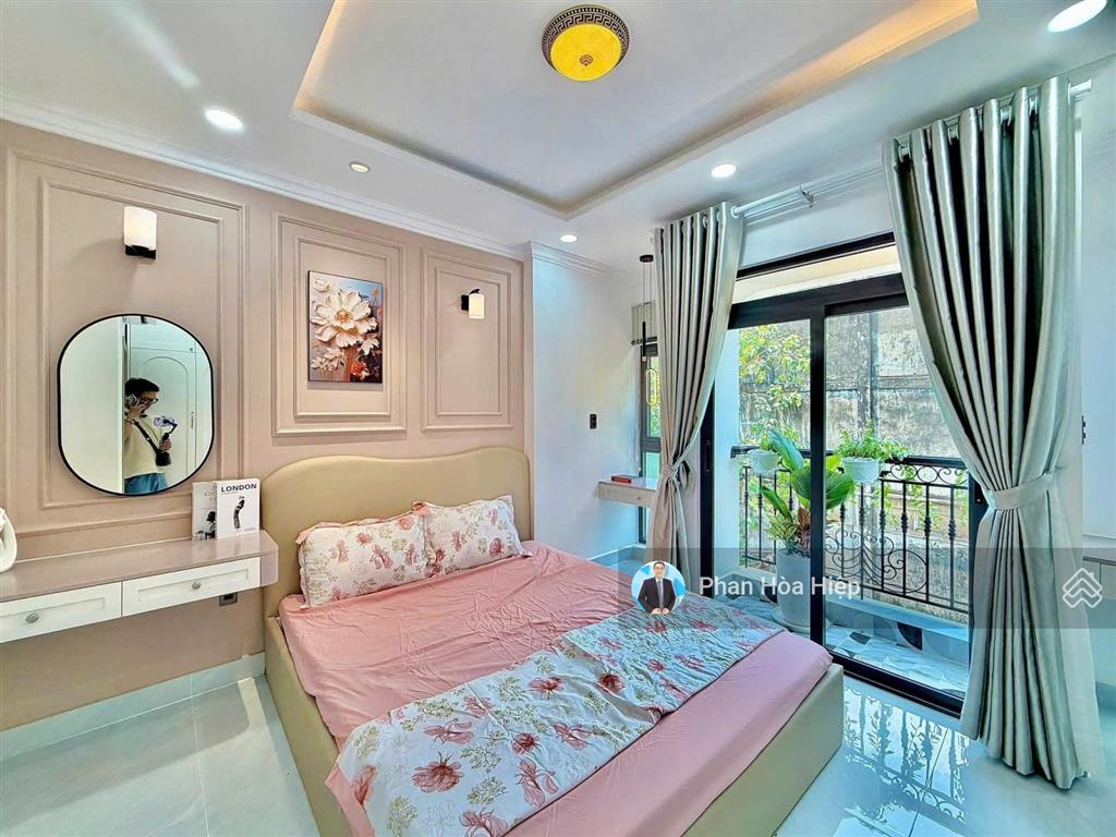 Nhà mới hẻm xe hơi xóm vôi, 40m², 4 tầng 4pn 5wc, gần mặt tiền, bx chợ lớn, tiện kinh doanh