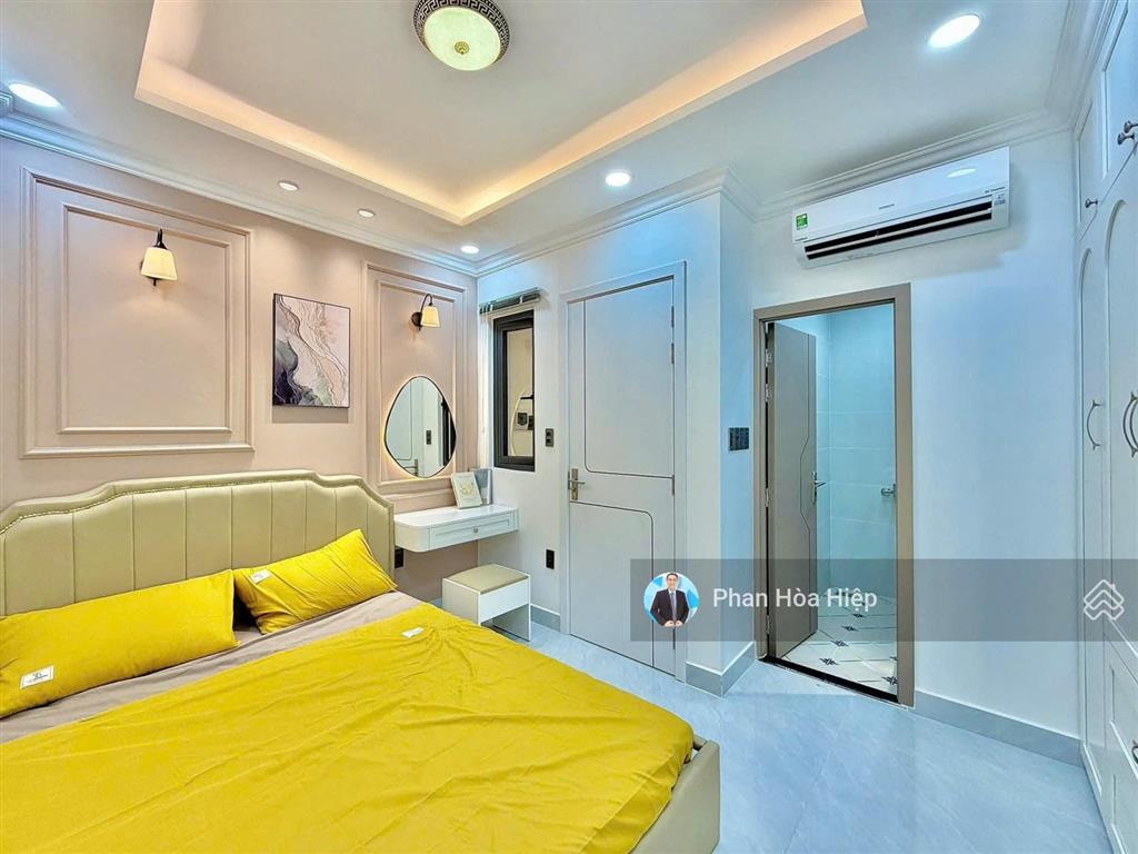Nhà mới hẻm xe hơi xóm vôi, 40m², 4 tầng 4pn 5wc, gần mặt tiền, bx chợ lớn, tiện kinh doanh