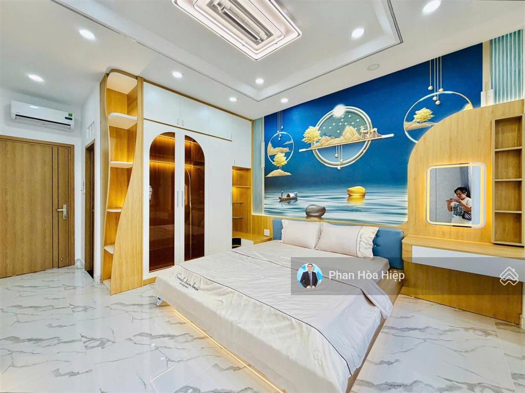 Bán gấp nhà hẻm 6m khu cx phú lâm a, 56m2 4 tầng btct, 4 pn 4wc, gần chợ, trường lam sơn