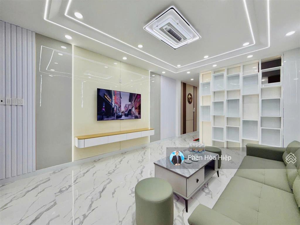 Bán gấp nhà hẻm 6m khu cx phú lâm a, 56m2 4 tầng btct, 4 pn 4wc, gần chợ, trường lam sơn