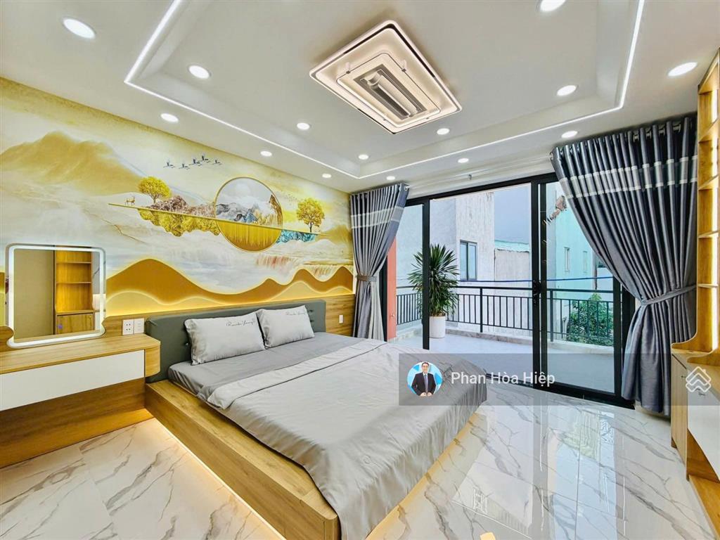 Bán gấp nhà hẻm 6m khu cx phú lâm a, 56m2 4 tầng btct, 4 pn 4wc, gần chợ, trường lam sơn