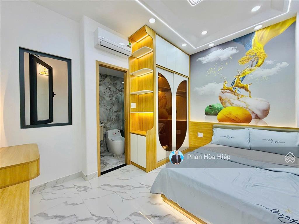 Bán gấp nhà hẻm 6m khu cx phú lâm a, 56m2 4 tầng btct, 4 pn 4wc, gần chợ, trường lam sơn