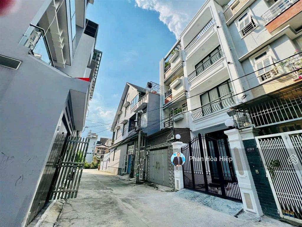 Nhà hẻm 6m ngay kinh dương vương. 54m2, 4 tầng, 5pn 4wc, gần cv phú lâm, phù hợp cho thuê