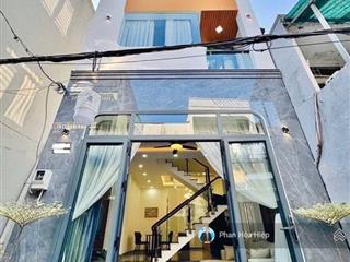 Nhà hẻm 6m ngay kinh dương vương. 54m2, 4 tầng, 5pn 4wc, gần cv phú lâm, phù hợp cho thuê