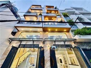 Nhà mới ngay an dương vương, 60m2, 5 tầng đúc, 4pn hẻm rộng 8m, gần cv phú lâm, tiện kinh doanh