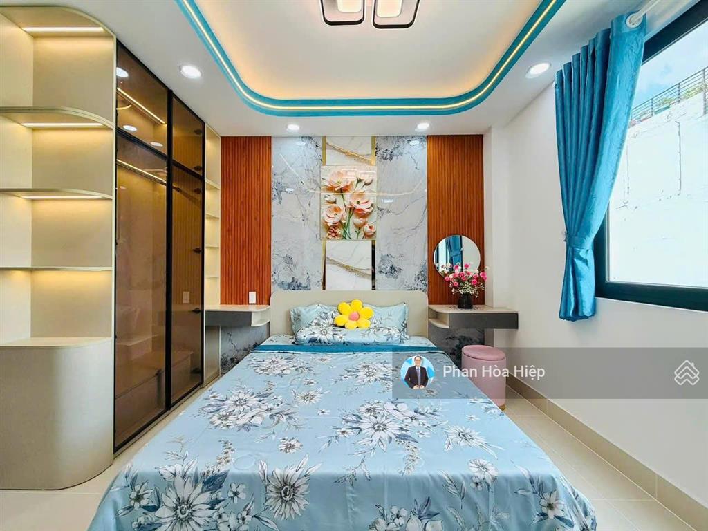 Nhà gần chợ phú lâm, 64m2, 5 tầng btct, 5pn 6wc, hẻm rộng gần ub phường phú lâm, sổ riêng