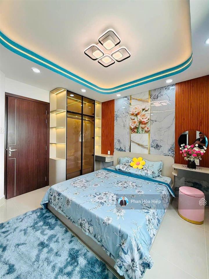 Nhà gần chợ phú lâm, 64m2, 5 tầng btct, 5pn 6wc, hẻm rộng gần ub phường phú lâm, sổ riêng