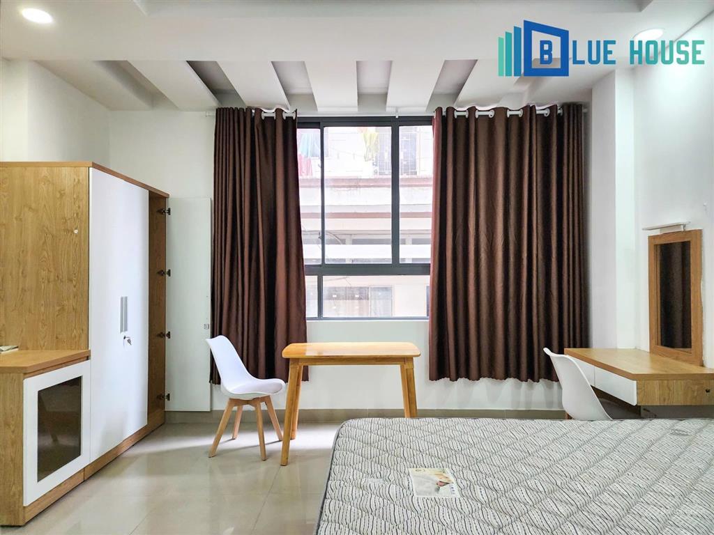 Cho thuê 1pn + studio tách bếp full tiện nghi ngay cầu lê văn sỹ. giảm 500k/th