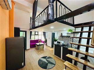 Cho thuê căn hộ duplex ban công full nội thất ngay metro bến thành  quận 1. giảm sâu đón khách t10