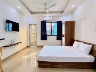 Cho thuê studio ban công thang máy máy giặt riêng full tiện nghi 40m2 ngay cô giangbến thànhq1