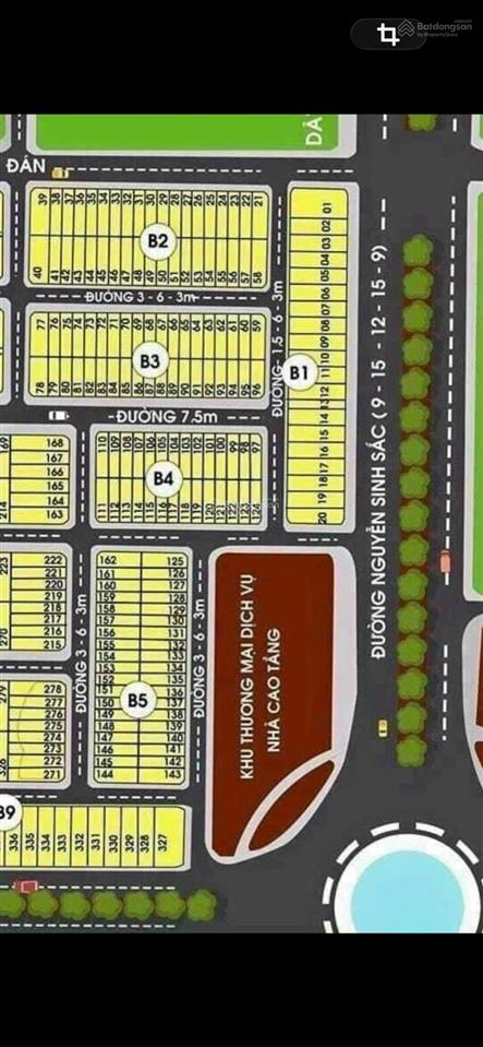 Lô góc 215m ngay tại cửa ngõ giao thông sôi động nhất q.liên chiểu nguyễn sinh sắc & hoàng thi loan