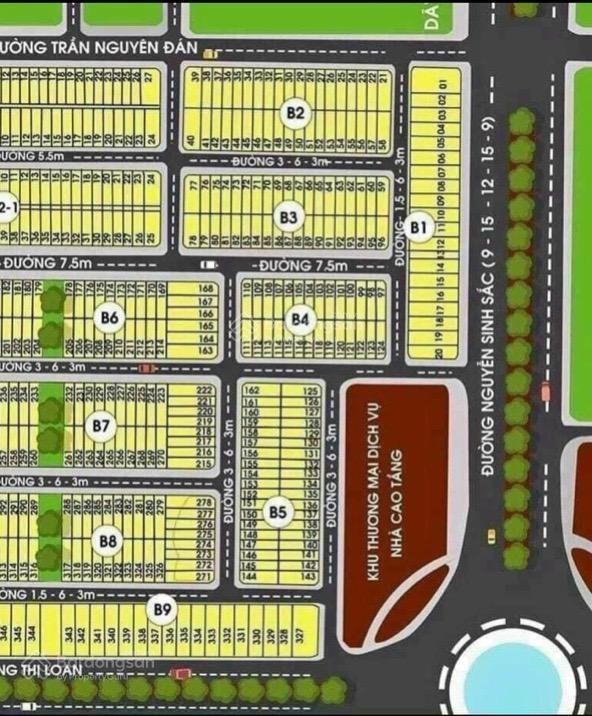 Lô hiếm kẹp công viên rộng thoáng mát mặt tiền hòa minh 28 xây được 7 tầng