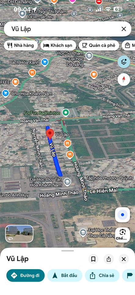 Rẻ nhất khu vực, lô đất 100m mặt tiền đường 7,5m lề 4m gần ngay đại học duy tân  q.liên chiểu  đn