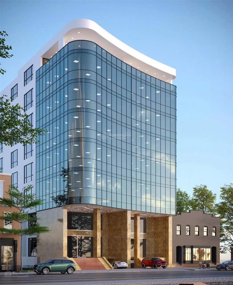 Bán toà nhà văn phòng mặt phố hoàng ngân  nguyễn thị định. diện tích 210m x 9 tầng. mặt tiền 12m.