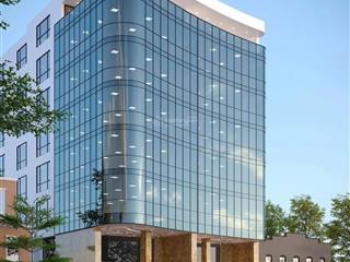 Bán toà nhà văn phòng mặt phố hoàng ngân  nguyễn thị định. diện tích 210m x 9 tầng. mặt tiền 12m.