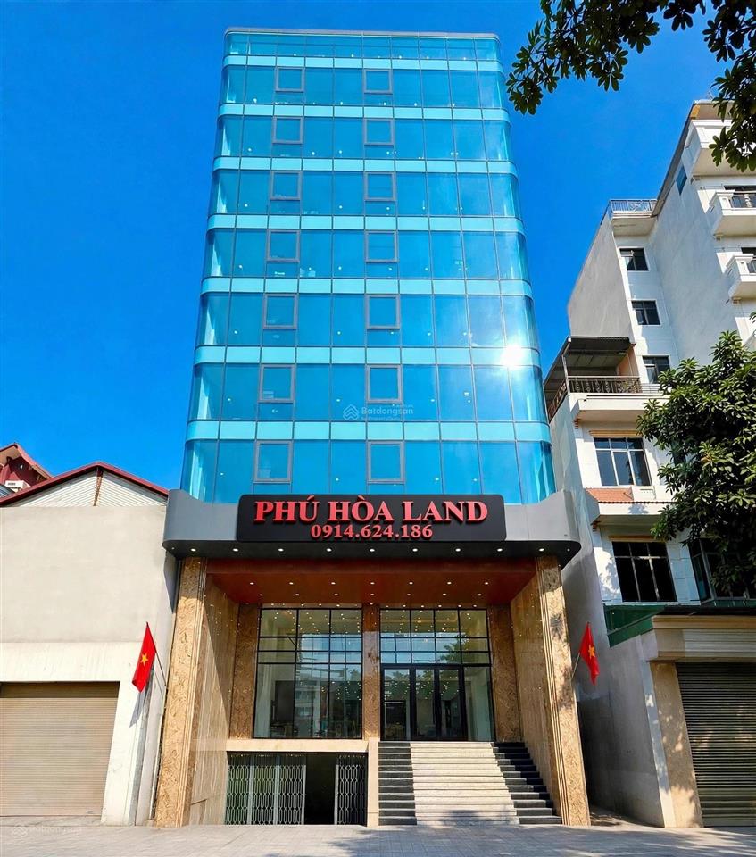 Cho thuê tòa nhà văn phòng mặt phố lạc long quân  tây hồ. diện tích 300m² x 9 tầng. mặt tiền 12m.