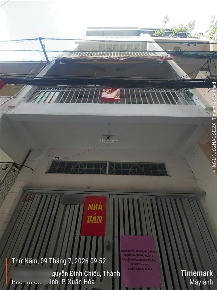 Quá rẻ! nhà nguyễn đình chiểu, quận 3. hẻm qh 5m  4 tầng (nở hậu). phù hợp ở. chỉ 8,3 tỷ