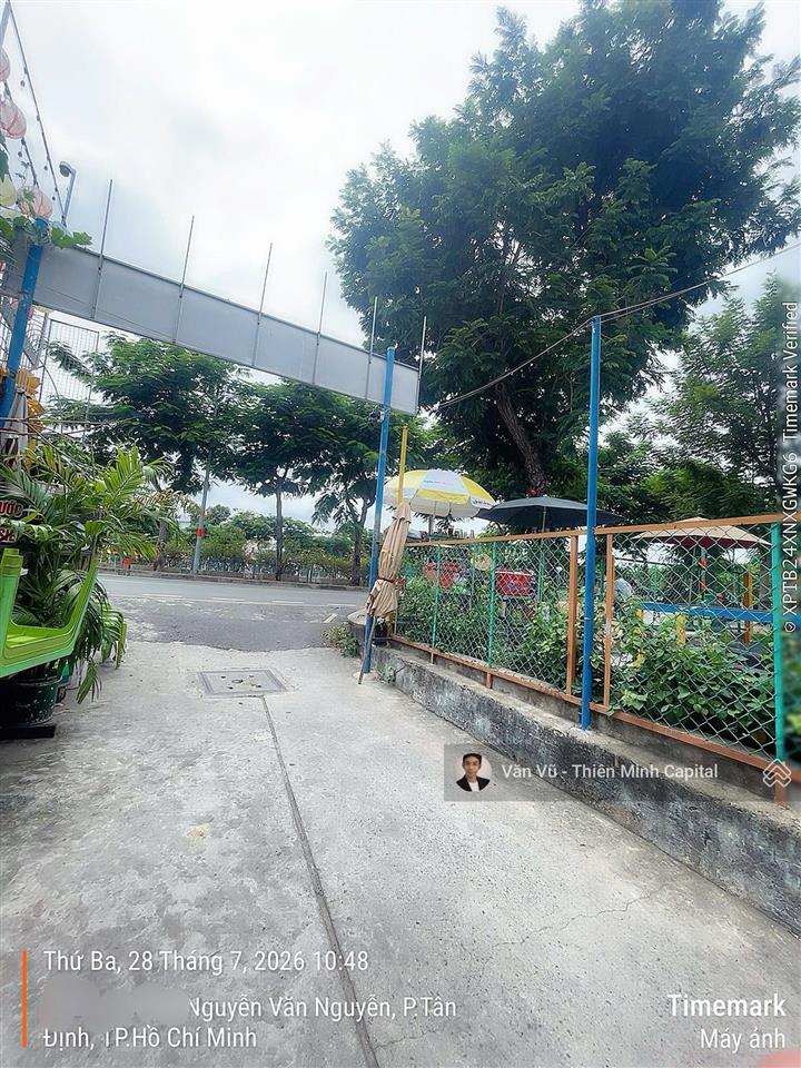 Dt khủng 99m2! khu tân định, q1. (5,7x16m) nở hậu 8m  c4 tiện xây lại. thông hoàng sa. chỉ 12,3 tỷ