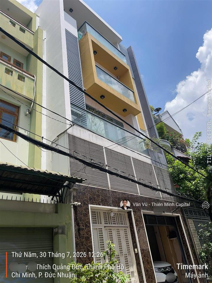 Hot! hxh thích quảng đức, phú nhuận. ngang khủng 6,8m lửng+ 4 tầng. an ninh, yên tĩnh. chỉ 23,3 tỷ
