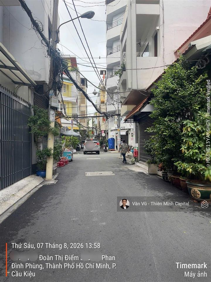 Khan hiếm! hxh đoàn thị điểm, p. 1, phú nhuận. (4x13m) nở hậu  52m2. an ninh, yên tĩnh. chỉ 12 tỷ