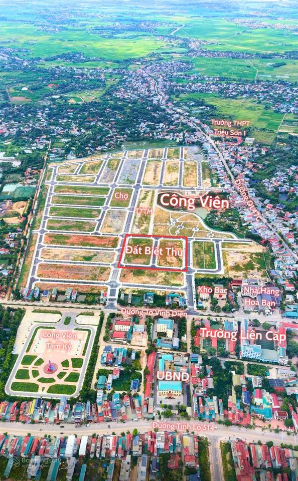 Cần bán lô biệt thự 580m2 tại trung tâm thị trấn giắt  triệu sơn  thanh hóa   0911 927 ***