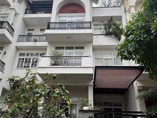 Cho thuê biệt thự khu him lam, 7.5m x 20m, 4 tầng + hầm, nội thất đầy đủ, ở ngay, 50tr/ tháng