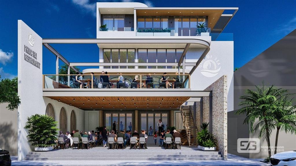 Cho thuê mặt bằng 600m2 mặt tiền biển bờ kè phước hải, bà rịa vũng tàu