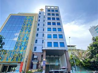 Bán nhà mt ngay góc nguyễn thái học q1, dt 4x18. 9 tầng, hđ 90tr/th. giá 32 tỷ