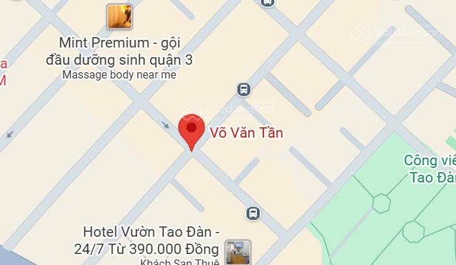 Bán nhà mt đường võ văn tần p5 quận 3 dt 4 x 23m hầm + 8 tầng hđ thuê 100 triệu/th