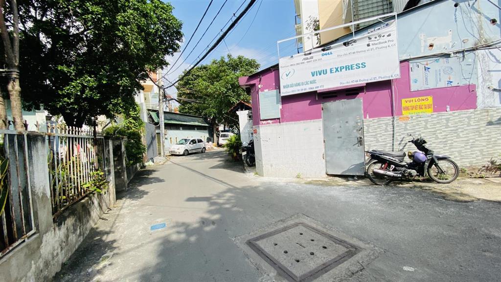 Nhà 1 trệt 1 lầu 5x13m nở hậu 5,9m 63,5m² ngay chợ an nhơn. tiện sửa bán, xây chdv