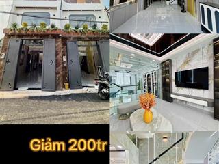 Giảm 200tr nhà mới xây 1 trệt 1 lửng 3 lầu