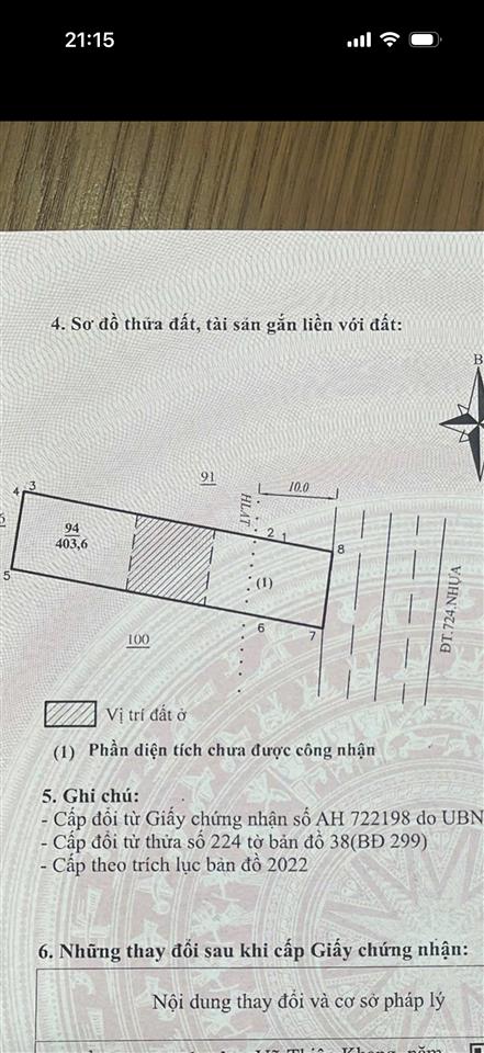 Nhà mặt tiền đường đt 724 phúc thọ