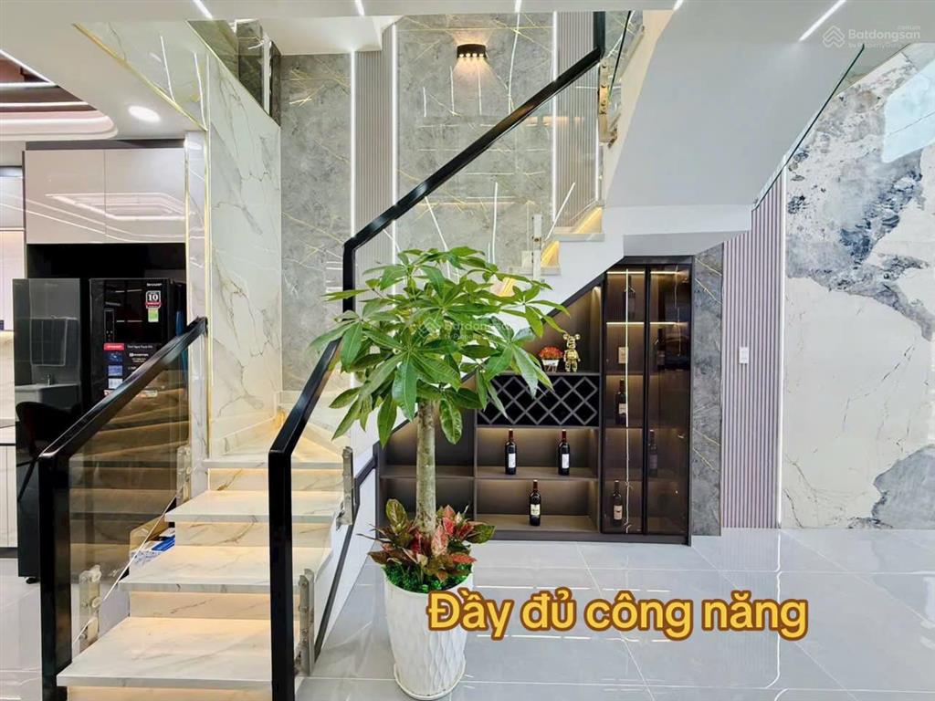 Giảm 200tr nhà mới xây 1 trệt 1 lửng 3 lầu