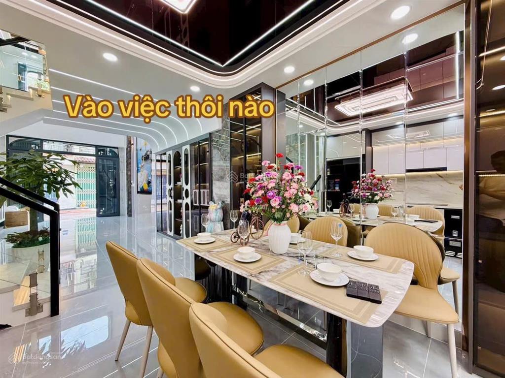 Giảm 200tr nhà mới xây 1 trệt 1 lửng 3 lầu
