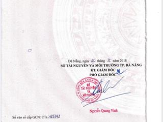Chỉ hơn 17 triệu /m2 cho lô đất đường 5,5m khu tdc hoà liên 4 phường liên chiểu, tp đà nẵng .