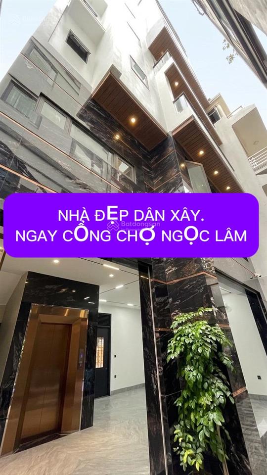 Hiếm có siêu phẩm 8 tầng thang máy, tọa độ vàng ngay chợ ngọc lâm. dt 55m2, giá rẻ đầu tư