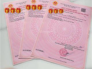 Bán 2 nền liền kề. dt 4.11 x 24.5m2, shr. giá 3.3 tỷ