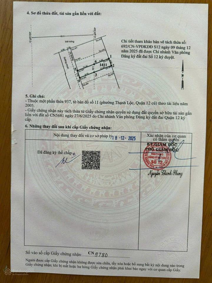 Bán đất tại thạnh lộc 29, 4,8 tỷ, 99m2, đẹp, pháp lý đầy đủ