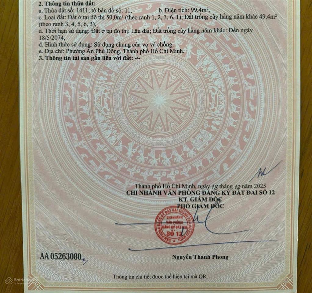 Bán đất tại thạnh lộc 29, 4,8 tỷ, 99m2, đẹp, pháp lý đầy đủ