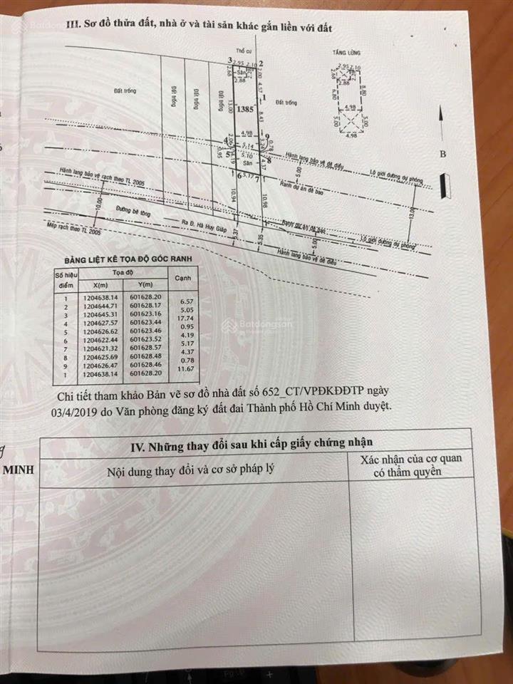 Nhà riêng hà huy giáp, giá 6,4 tỷ